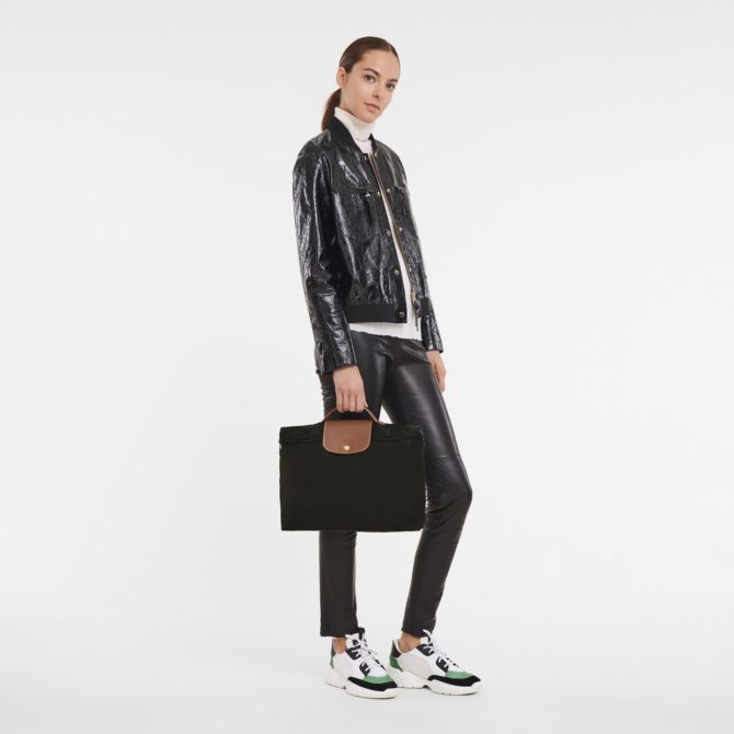 Women/Men Briefcase | Longchamp Le Pliage Original S Briefcase Black