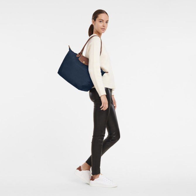 Women Shoulder Bags | Longchamp Le Pliage Original L Tote Bag Navy