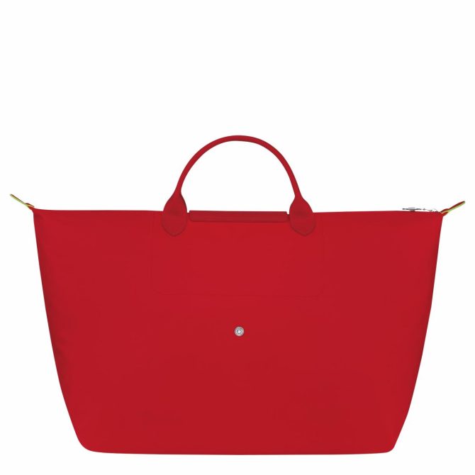 Women/Men Travel Bags | Longchamp Le Pliage Green S Travel Bag Tomato