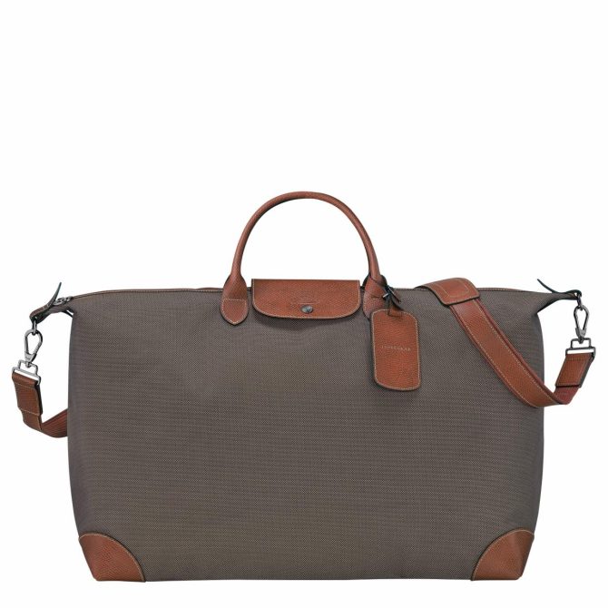 Women/Men Travel Bags | Longchamp Boxford M Travel Bag Brown