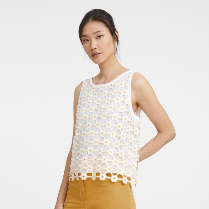 Women Tops & Blouses | Longchamp Top White