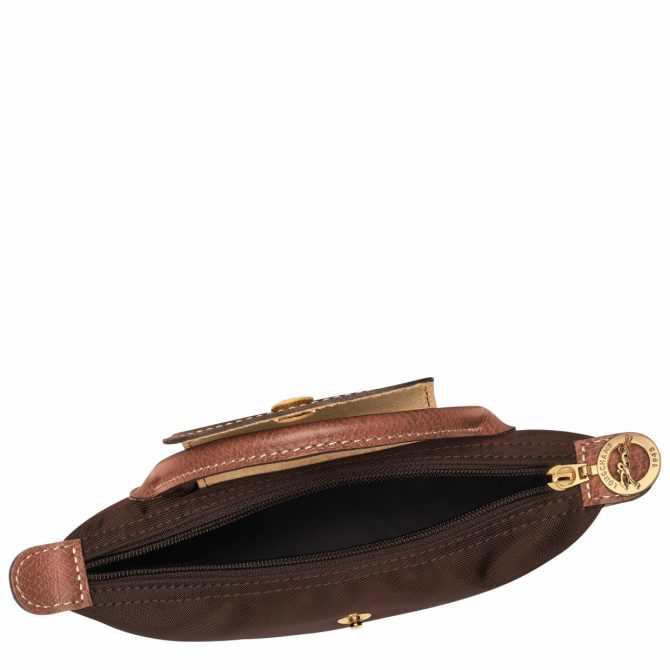 Men/Women Pouches & Cases | Longchamp Le Pliage Original Pouch With Handle Ebony