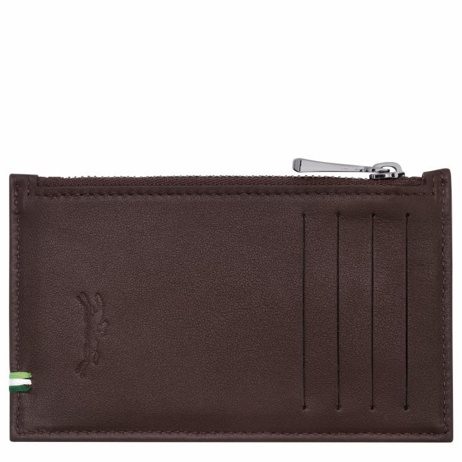 Men Cardholders & Coin Purses | Longchamp Longchamp Sur Seine Coin Purse Mocha