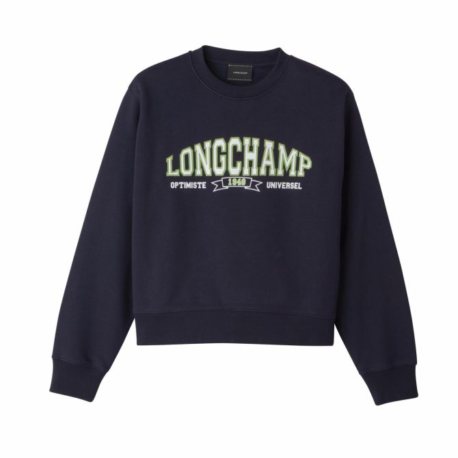 Women Tops & Blouses | Longchamp Sweatshirt Navy