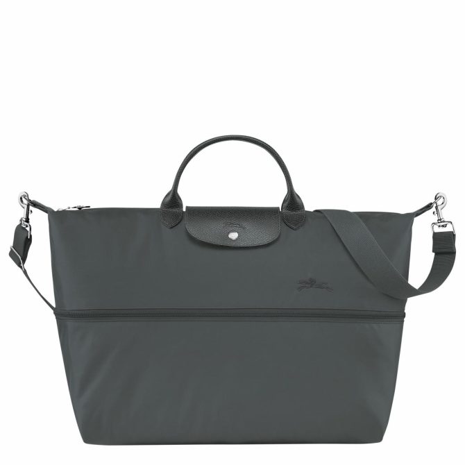 Women/Men Travel Bags | Longchamp Le Pliage Green Travel Bag Expandable Graphite