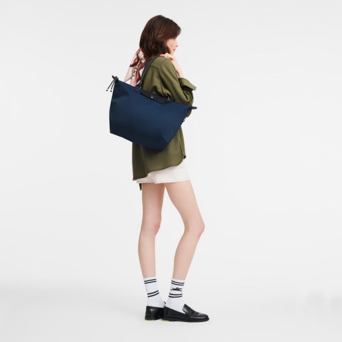 Women Shoulder Bags | Longchamp Le Pliage Energy L Tote Bag Navy