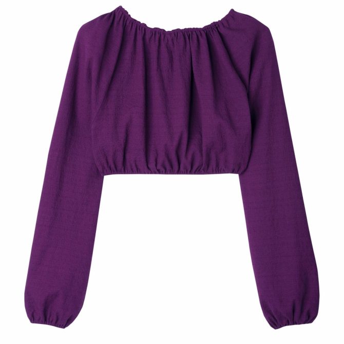 Women Tops & Blouses | Longchamp Top Violet