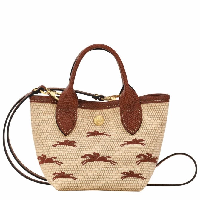 Women Mini Bags | Longchamp Le Panier Pliage XS Basket Brown