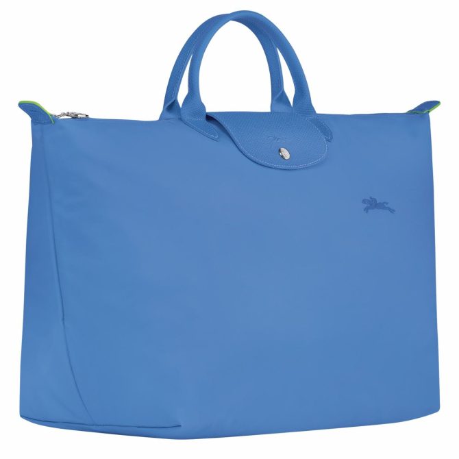 Women/Men Travel Bags | Longchamp Le Pliage Green S Travel Bag Cornflower