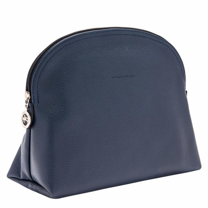 Women/Men Toiletry Bags | Longchamp Le Foulonné Toiletry Case Navy