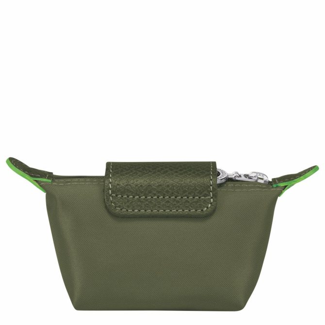 Women/Men Cardholders & Coin Purses | Longchamp Le Pliage Green Coin Purse Forest