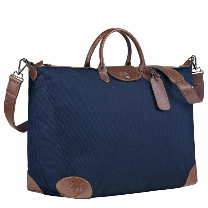 Women/Men Travel Bags | Longchamp Boxford M Travel Bag Blue