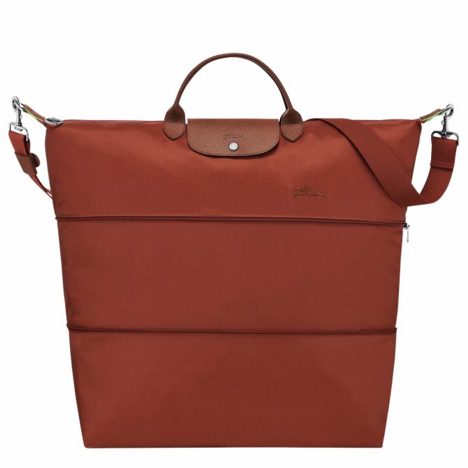 Women/Men Travel Bags | Longchamp Le Pliage Green Travel Bag Expandable Chestnut