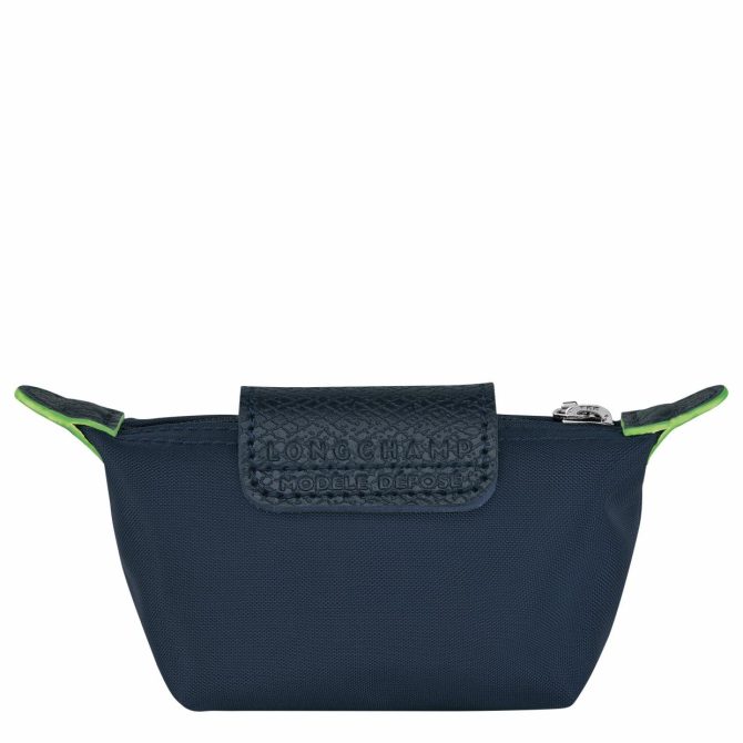 Women/Men Cardholders & Coin Purses | Longchamp Le Pliage Green Coin Purse Navy