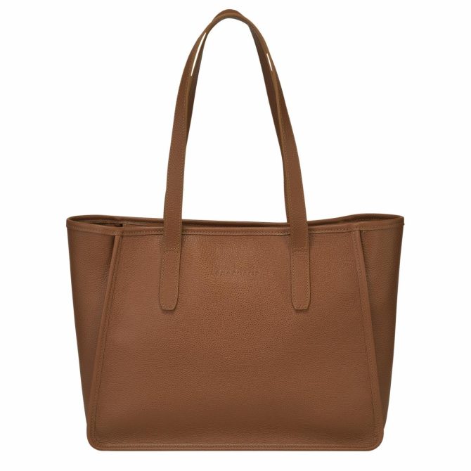 Women Shoulder Bags | Longchamp Le Foulonné L Tote Bag Caramel