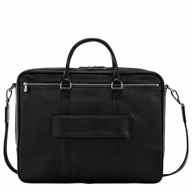 Women/Men Briefcase | Longchamp Le Foulonné L Briefcase Black