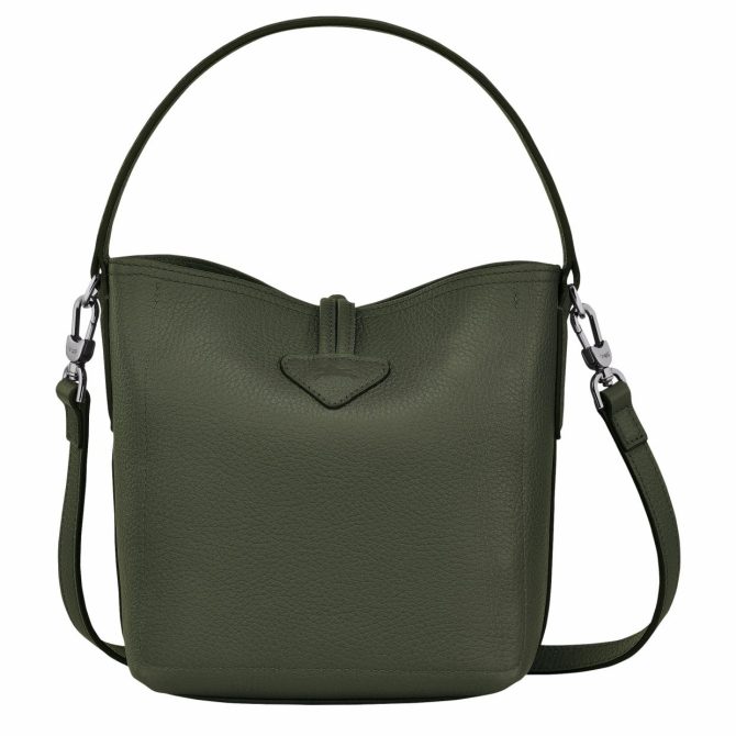 Women Crossbody Bags | Longchamp Le Roseau Essential XS Bucket Bag Khaki