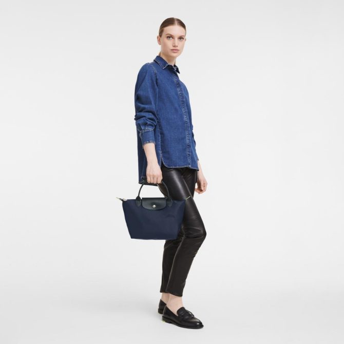 Women Handbags | Longchamp Le Pliage Green S Handbag Navy