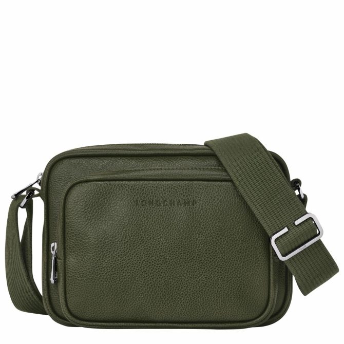 Men Crossbody Bags | Longchamp Le Foulonné S Camera Bag Khaki