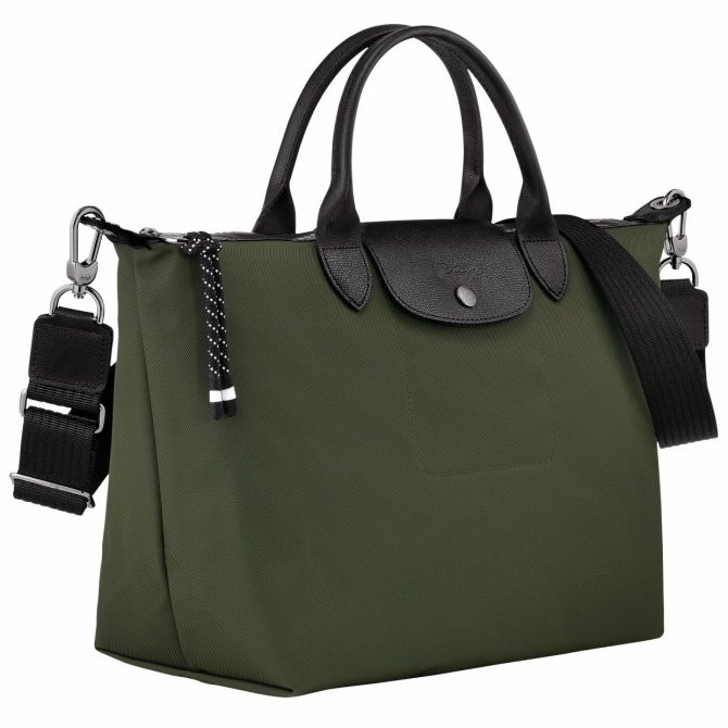 Men/Women Handbags | Longchamp Le Pliage Energy L Handbag Khaki