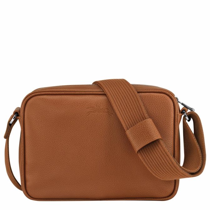 Men Crossbody Bags | Longchamp Le Foulonné S Camera Bag Caramel