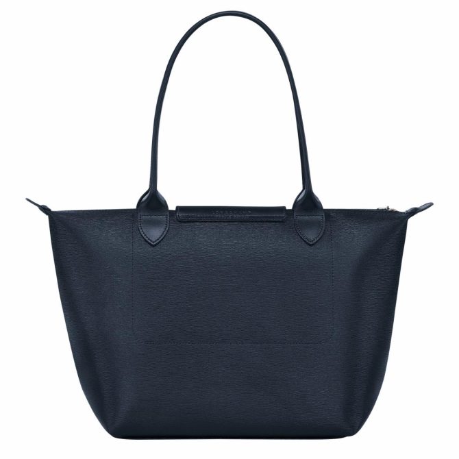 Women Shoulder Bags | Longchamp Le Pliage City M Tote Bag Navy