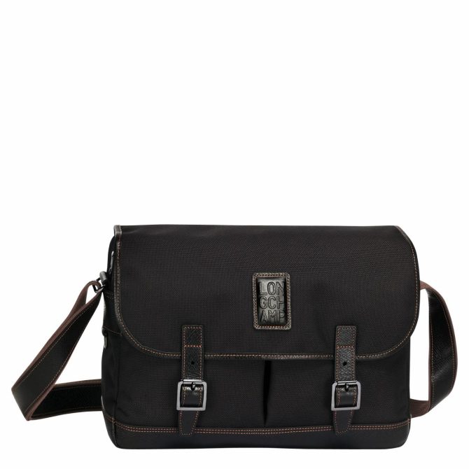 Men Crossbody Bags | Longchamp Boxford L Crossbody Bag Black