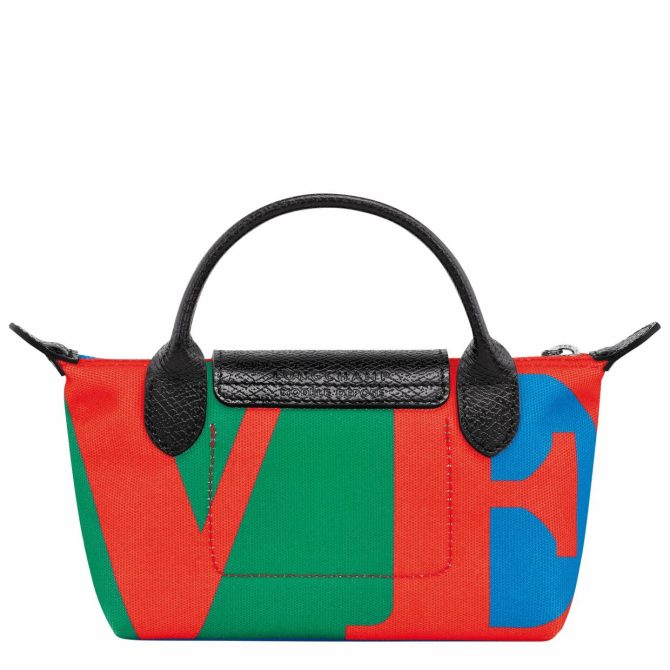 Women/Men Pouches & Cases | Longchamp Longchamp X Robert Indiana Pouch Red