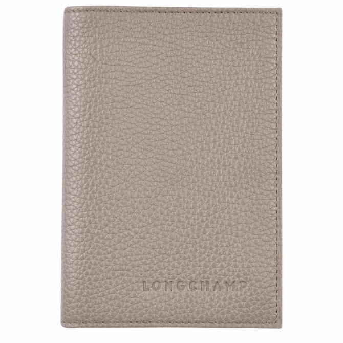 Women/Men Travel Accessories | Longchamp Le Foulonné Passport Cover Turtledove