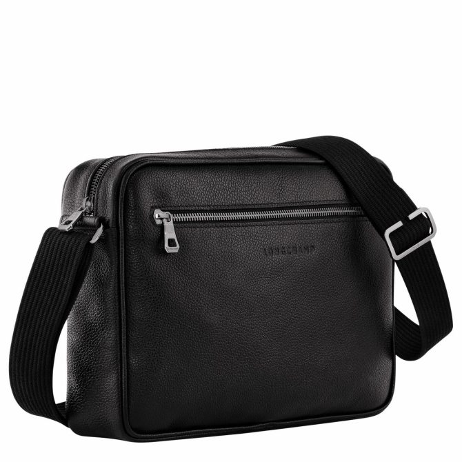 Men Crossbody Bags | Longchamp Le Foulonné M Camera Bag Black