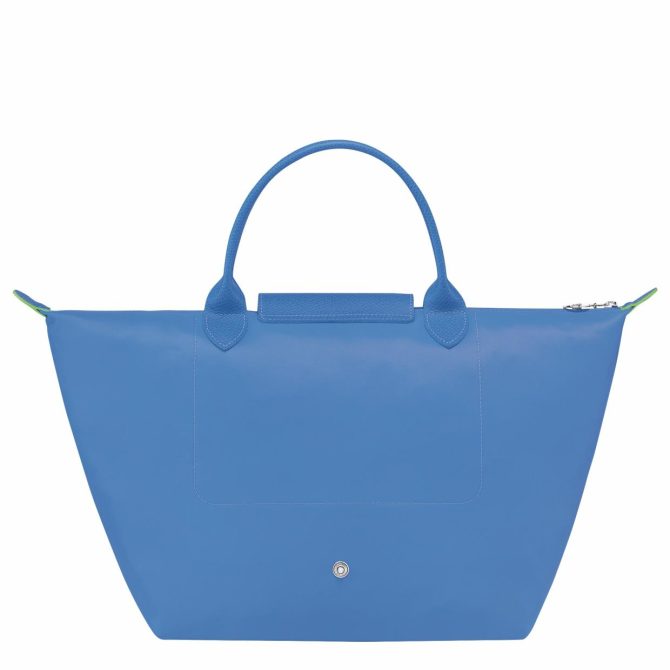 Women Handbags | Longchamp Le Pliage Green M Handbag Cornflower