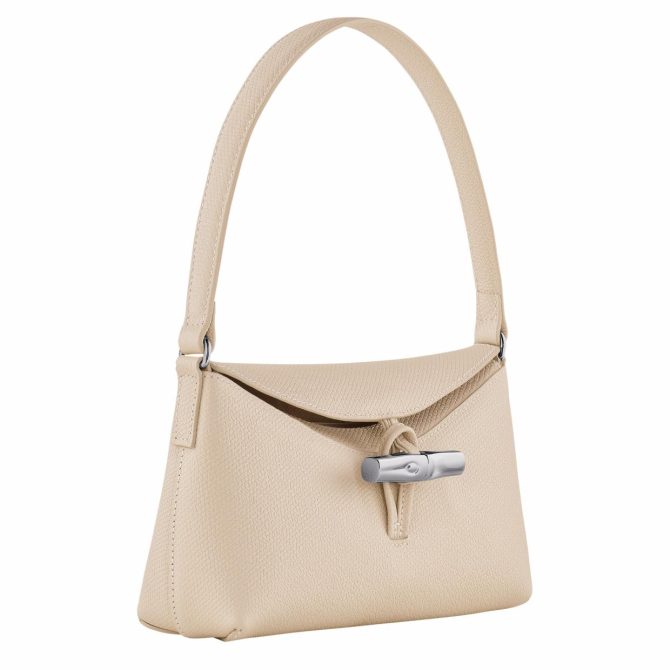 Women Shoulder Bags | Longchamp Le Roseau S Hobo Bag Paper