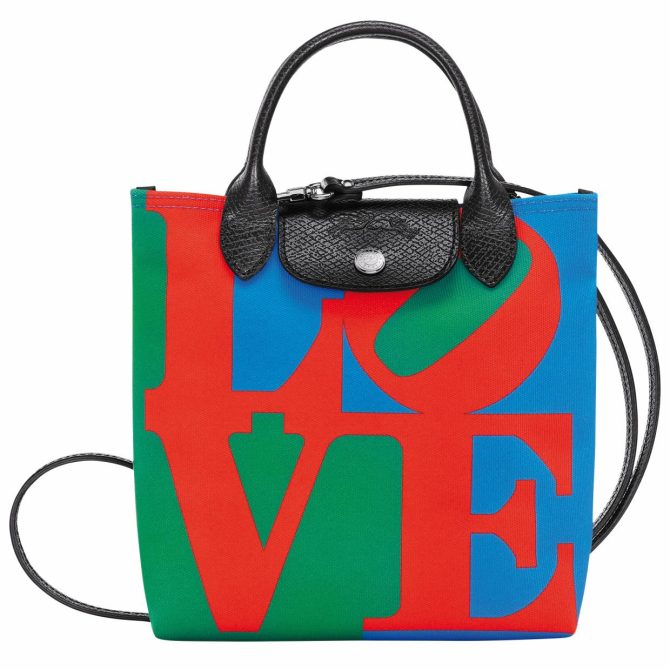 Women/Men Handbags | Longchamp Longchamp X Robert Indiana XS Crossbody Bag Red