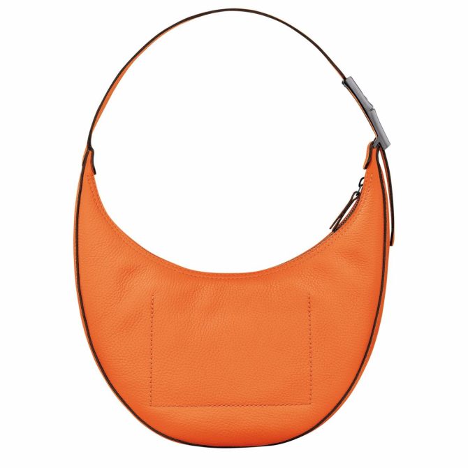 Women Shoulder Bags | Longchamp Le Roseau Essential M Hobo Bag Orange