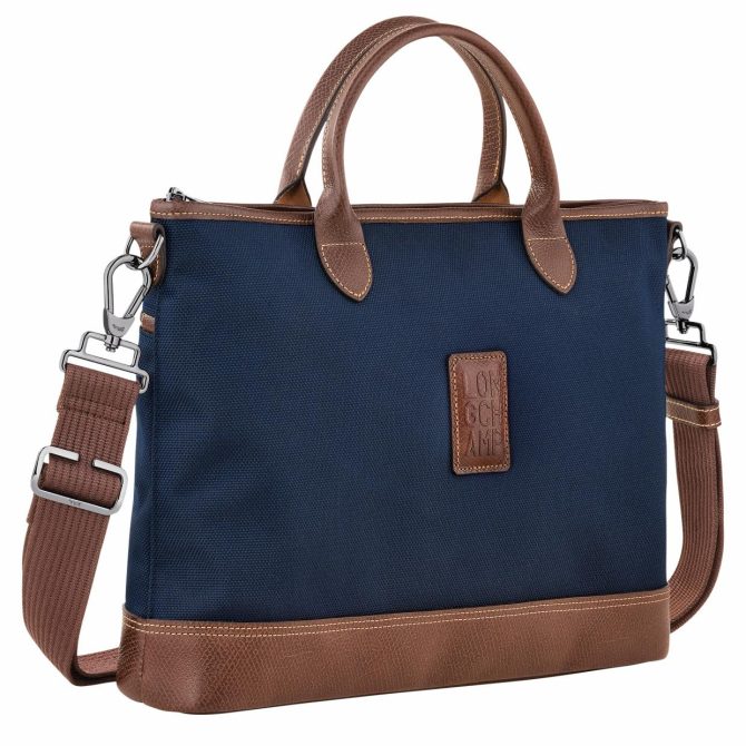 Women/Men Briefcase | Longchamp Boxford S Briefcase Blue