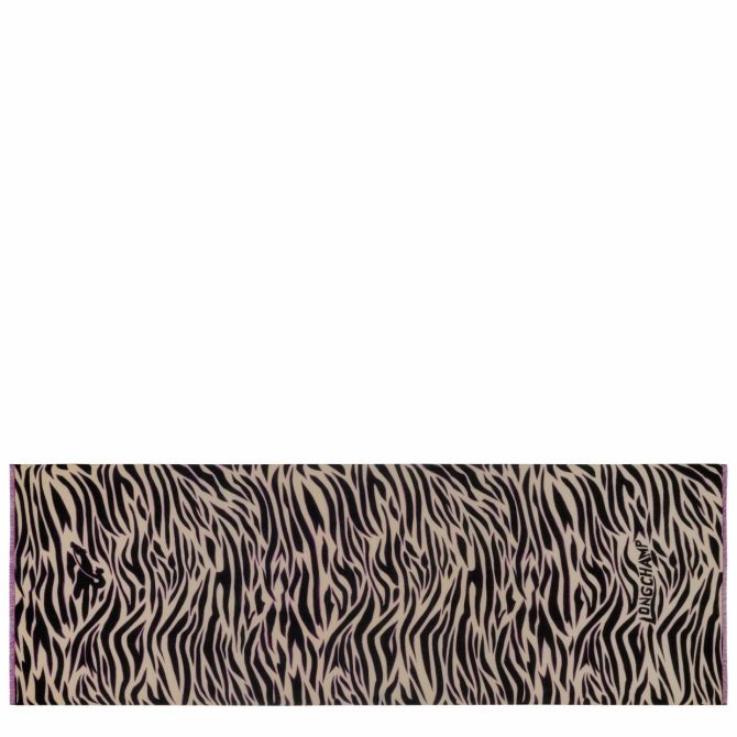 Women/Men Stoles | Longchamp Longchamp Tiger Stole Oat