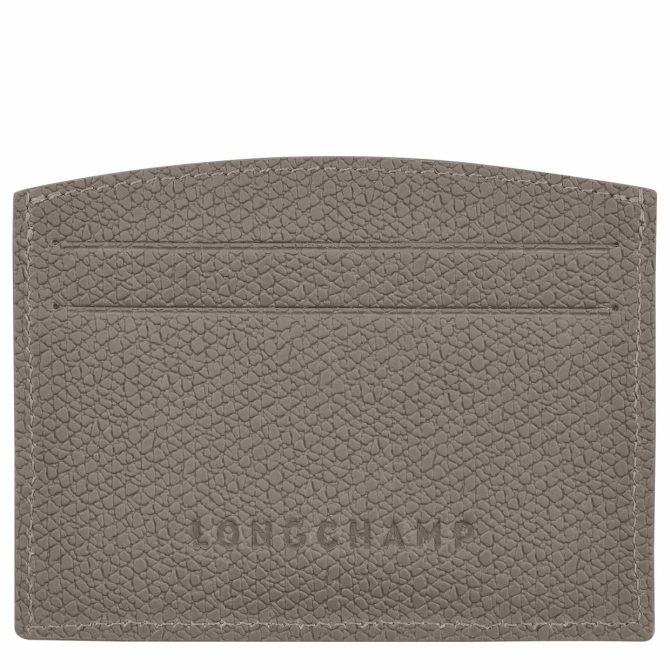 Women Cardholders & Coin Purses | Longchamp Le Roseau Card Holder Turtledove