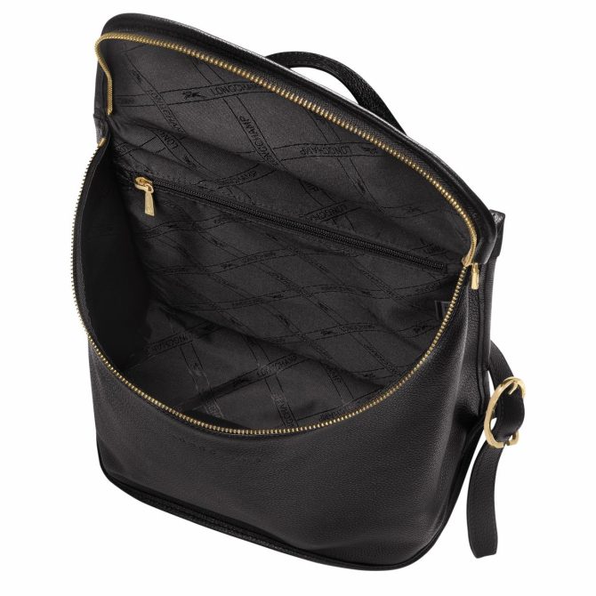 Women Backpacks | Longchamp Le Foulonné Backpack Black