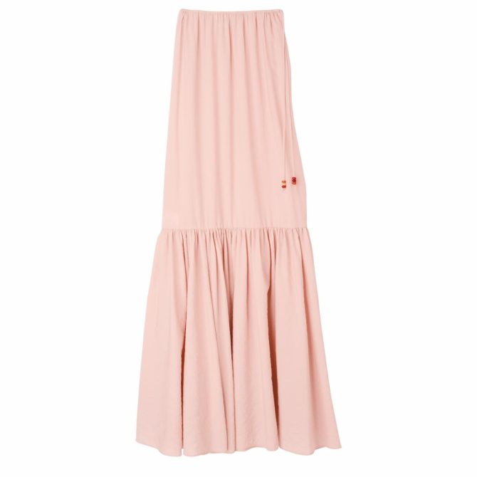 Women Dresses & Skirts | Longchamp Long Skirt Nude