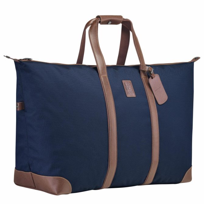 Women/Men Travel Bags | Longchamp Boxford L Travel Bag Blue