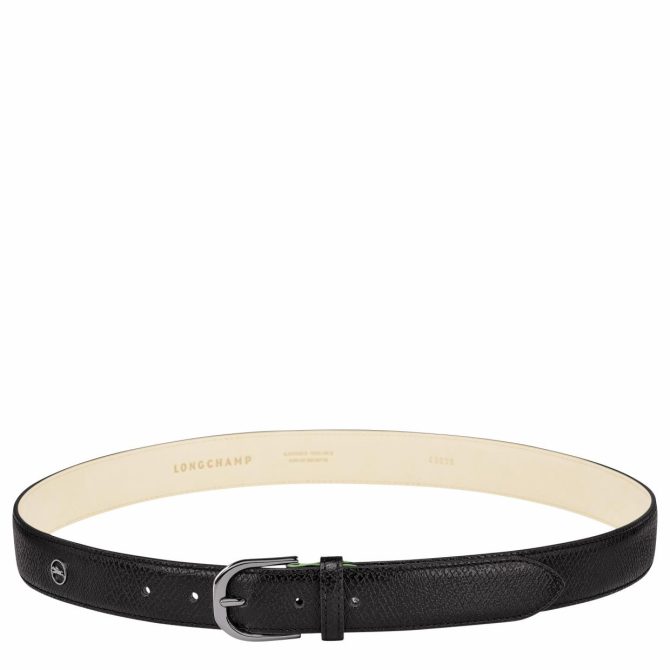 Women Belts | Longchamp Le Pliage Ladies' Belt Black