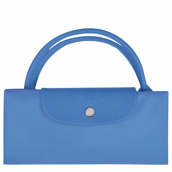 Women/Men Travel Bags | Longchamp Le Pliage Green S Travel Bag Cornflower