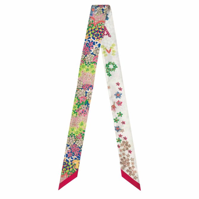 Women Headbands | Longchamp Collier De Fleurs Bandeau Magenta