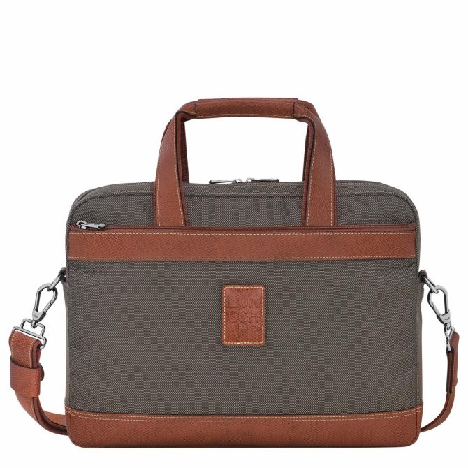 Men Briefcase | Longchamp Boxford S Briefcase Brown