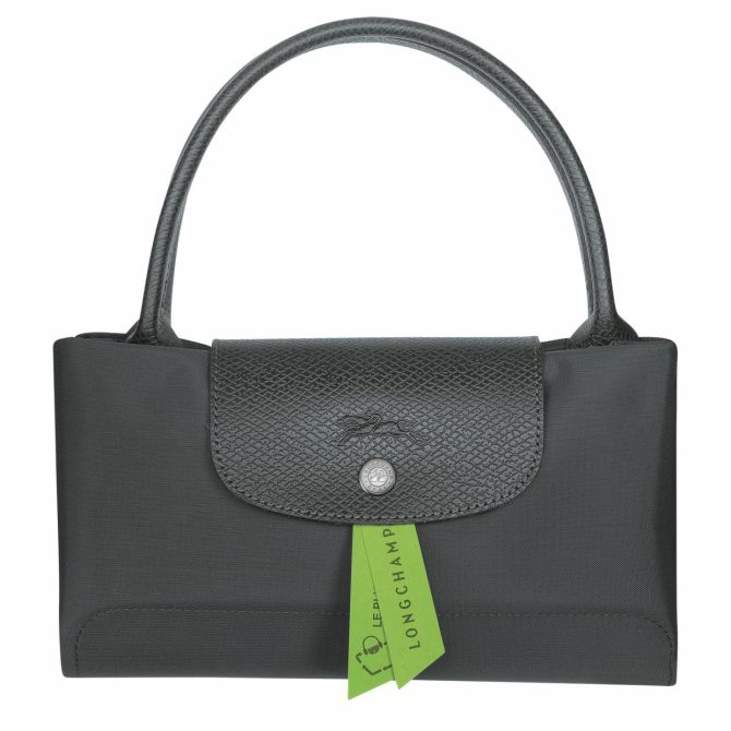 Women Handbags | Longchamp Le Pliage Green M Handbag Graphite