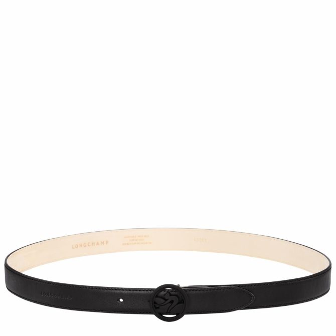 Women Belts | Longchamp Box-Trot Ladies' Belt Black