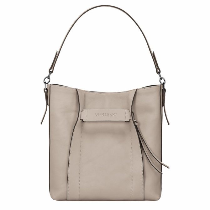 Women Shoulder Bags | Longchamp Longchamp 3D M Hobo Bag Clay