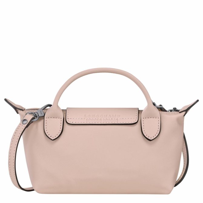 Women Clutches | Longchamp Le Pliage Xtra XS Pouch Nude