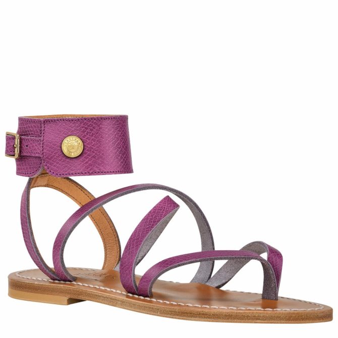 Women Sandals | Longchamp Longchamp X K.Jacques Sandals Violet