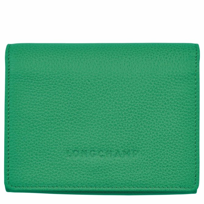 Women/Men Wallets | Longchamp Le Foulonné Wallet Green